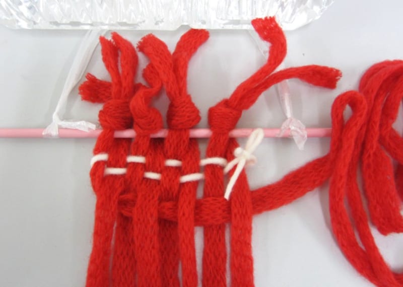 初めてのゆび織り