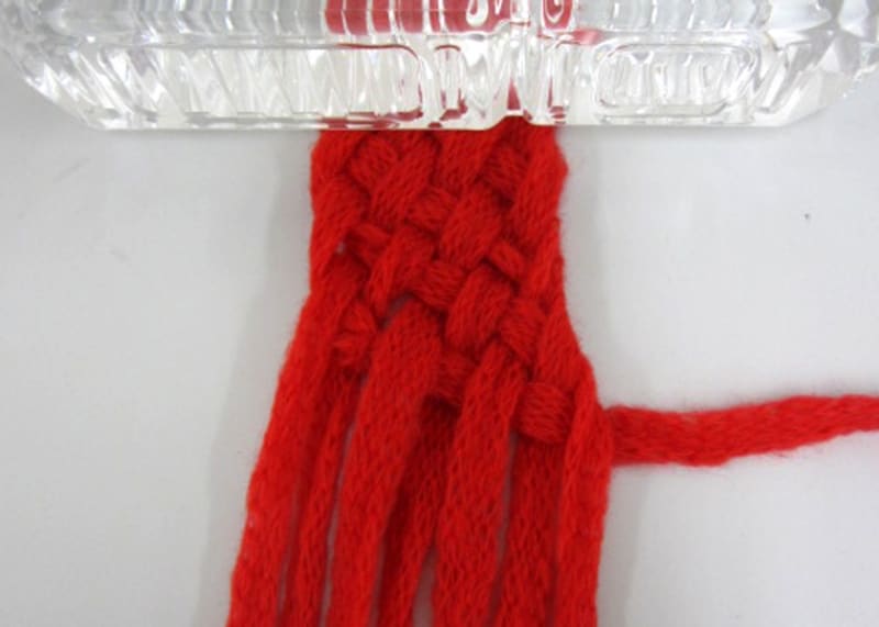 初めてのゆび織り