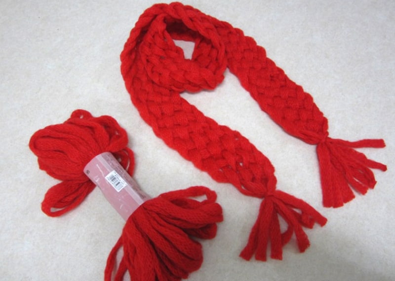 初めてのゆび織り