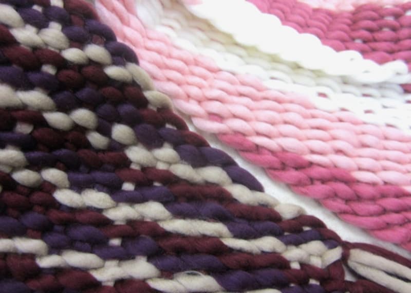 ゆび織りのストール