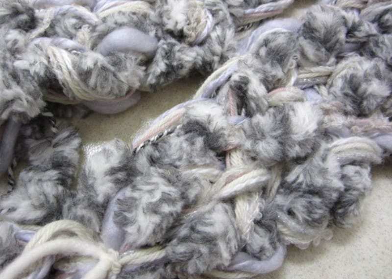 オリジナル糸のストール