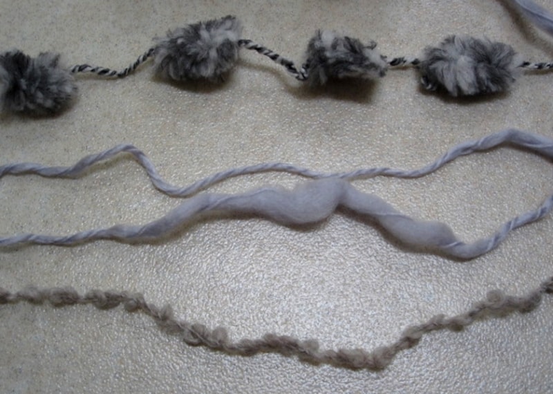 オリジナル糸のストール