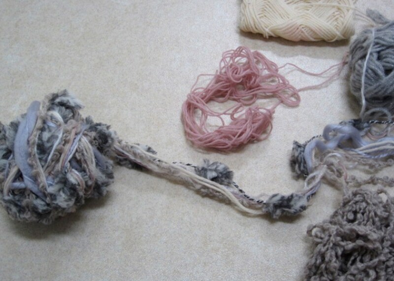 オリジナル糸のストール