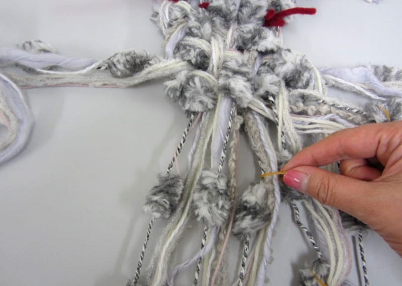 オリジナル糸のストール