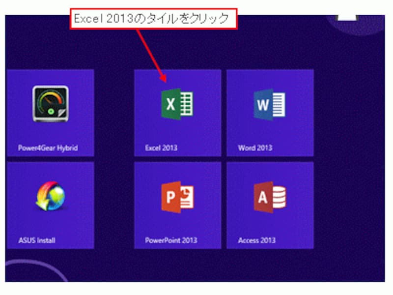 Windows 8でexcel 2013を起動する エクセル Excel の使い方 All About