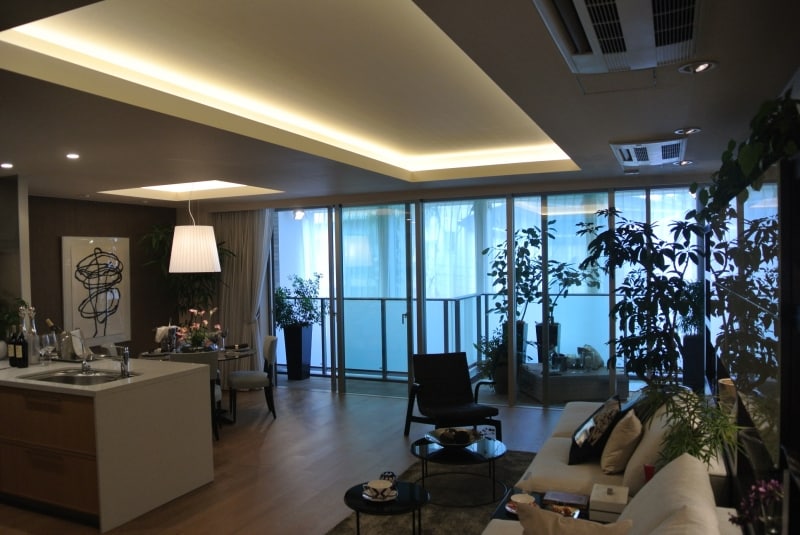 ザ・パークハウス広尾羽澤のモデルルーム