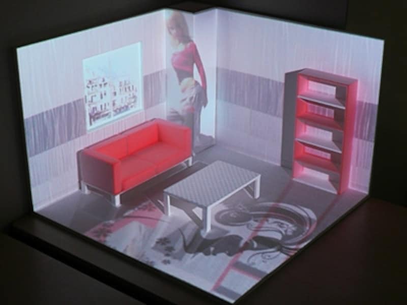 3Dプロジェクションマッピング例