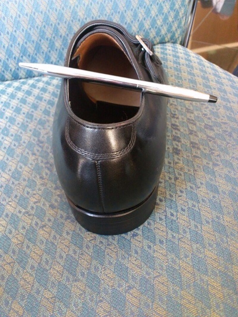 踵側から見ると…
