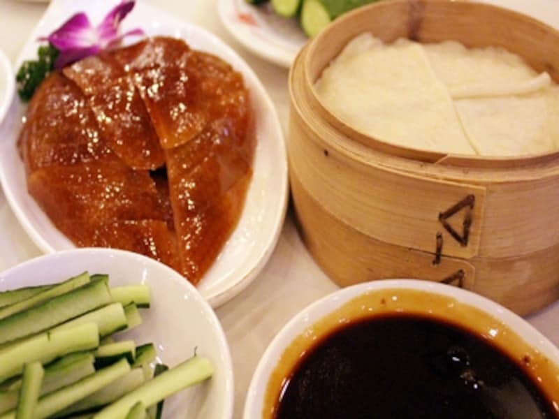 北京の北京ダックレストラン「九花山」