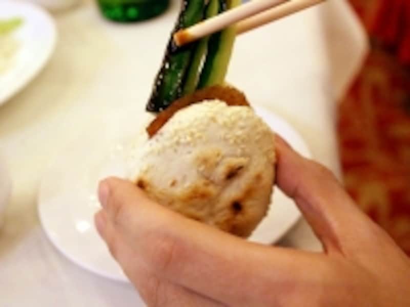 北京ダックの食べ方