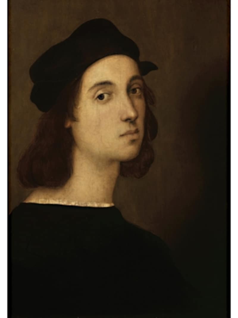 ラファエロ・サンツィオ 《自画像》 1504-06年undefined油彩/板 47.3x34.8cm フィレンツェ、ウフィツィ美術館 ?Antonio Quattrone