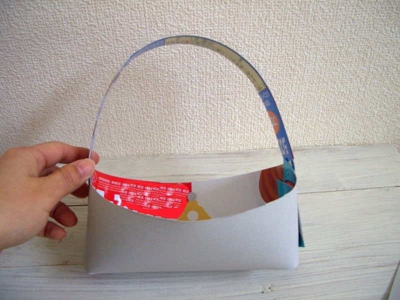 カゴの出来上がり