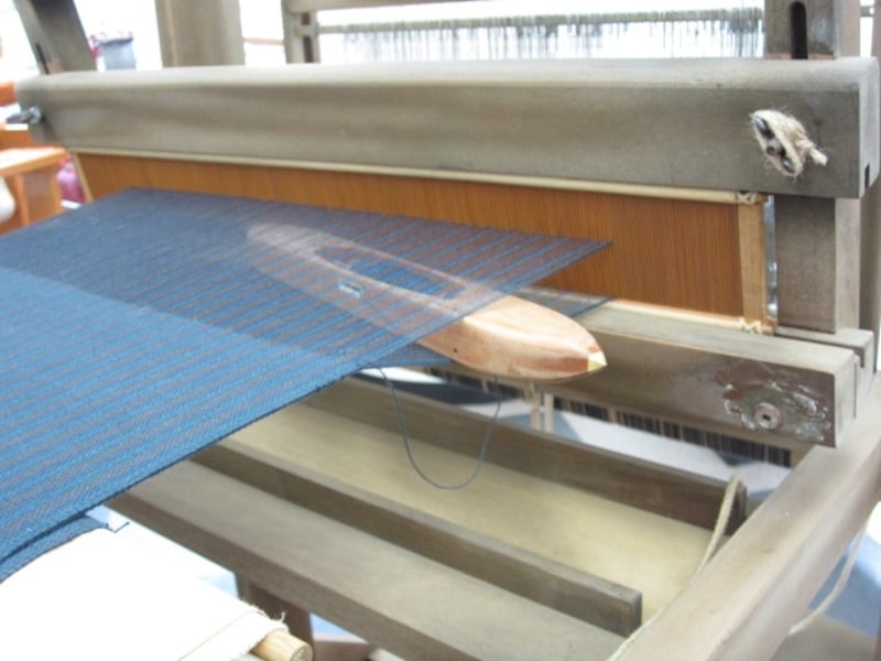 平織りの開口の仕組み