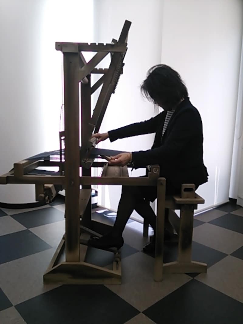 平織りの開口の仕組み