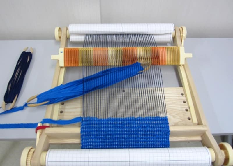 オープンリードの卓上織機
