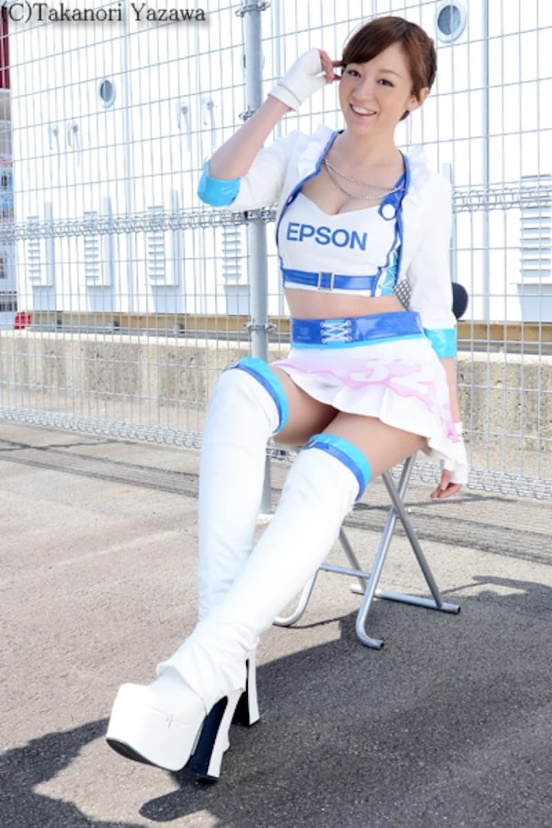 橋本雪乃／Epson Nakajima Racing レースクイーン