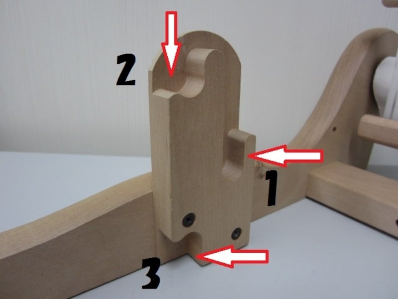 クローズドリードの卓上織機