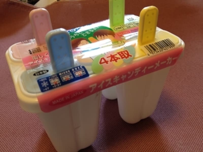 残り物のジュースでアイスキャンディーも簡単に