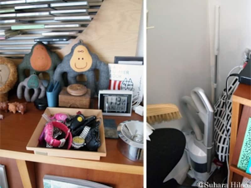 テレビボードの収納