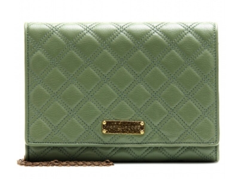 MARC JACOBS(マーク・ジェイコブス)/ALL IN ONE QUILTED LEATHER SHOULDER BAG Moss
