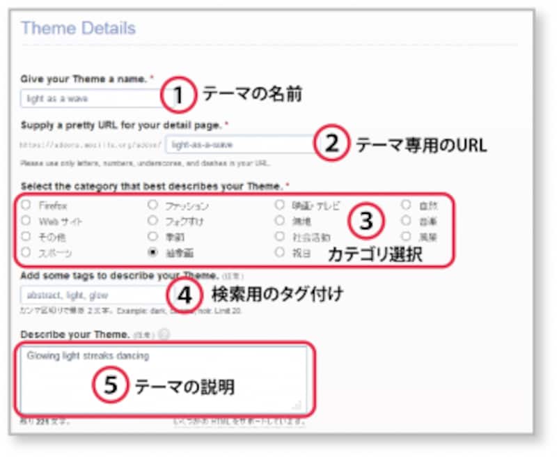 theme details