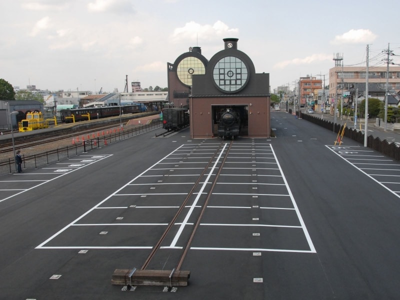 展示運転の線路