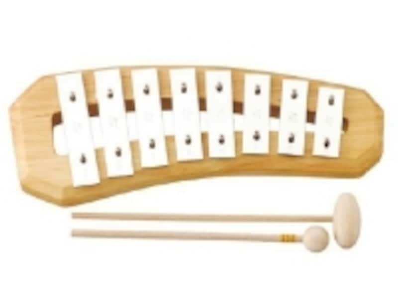 赤ちゃんでも心地よく演奏できる「デコアの鉄琴undefinedペンタ・8音」