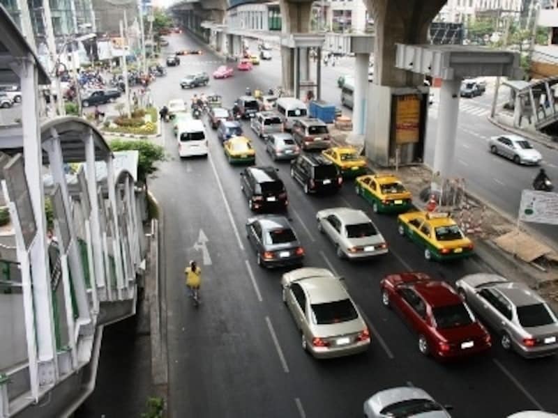 バンコクの渋滞エリア