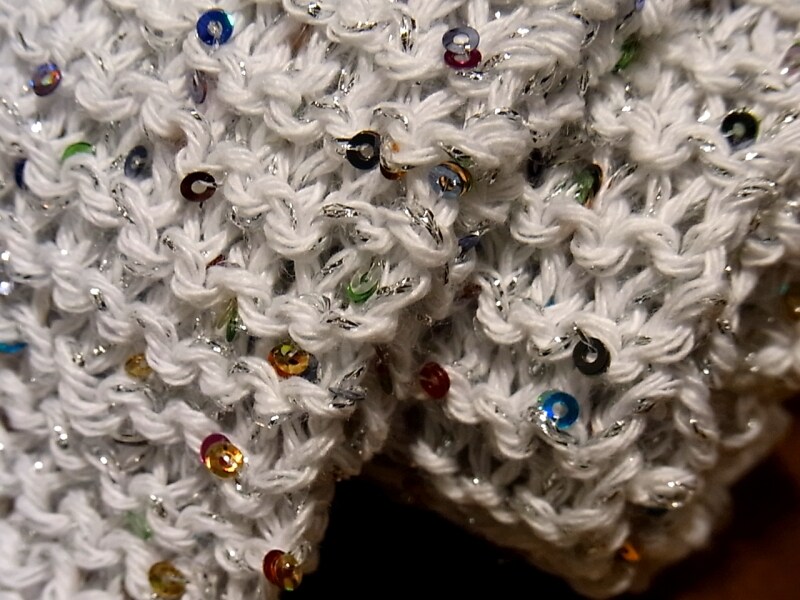 スパンコール付きの糸（伊製）