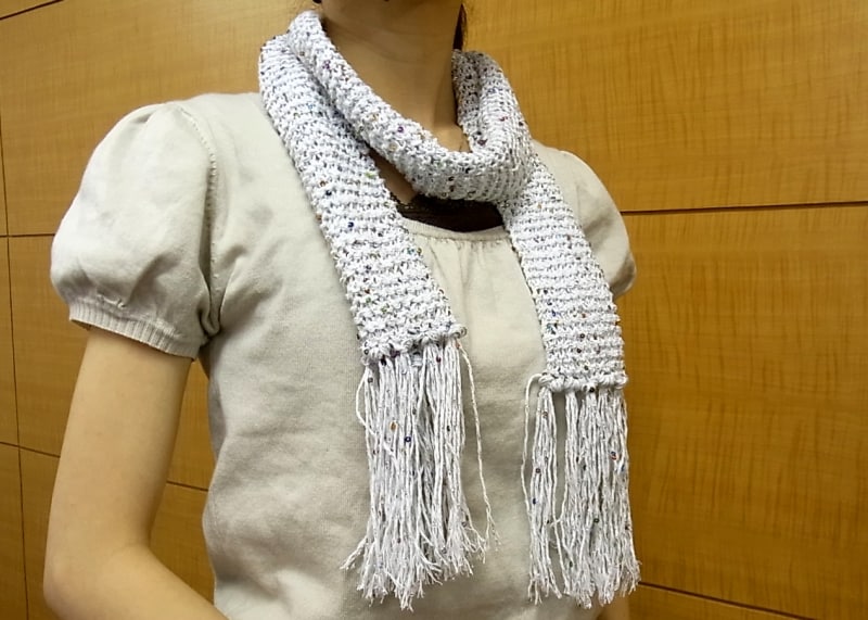 ミニサイズなので首周りもスッキリ