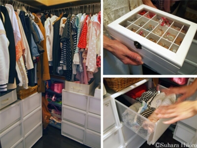 子どもの洋服収納クローゼット