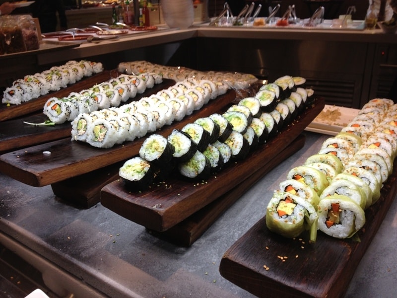 お寿司の種類も充実