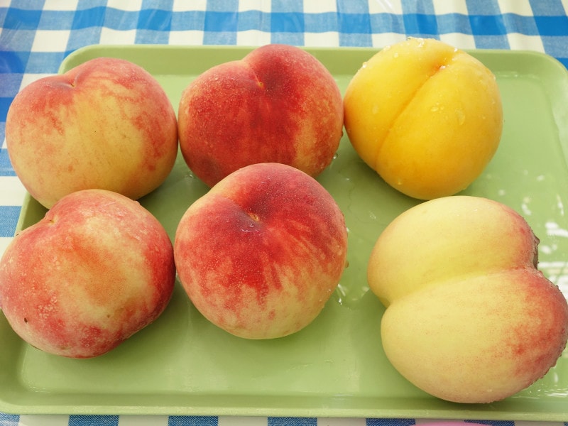 山梨の桃