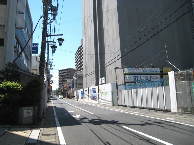 マンション建設現場