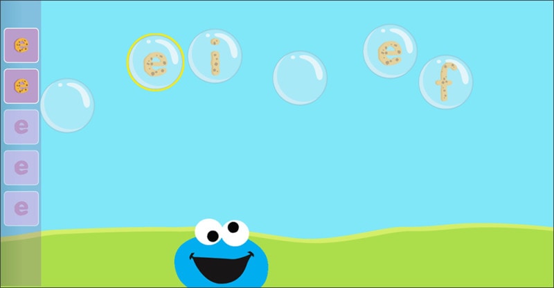 アルファベットゲーム無料 Bubble Letters