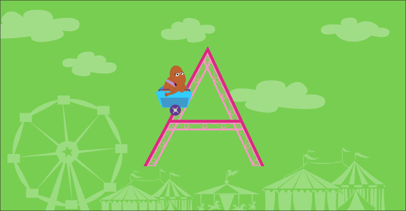 アルファベットゲーム無料 Snuffy's Letter Car