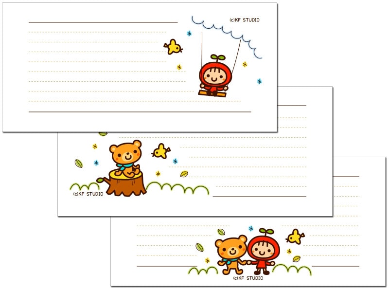 KF STUDIO レターびんせん