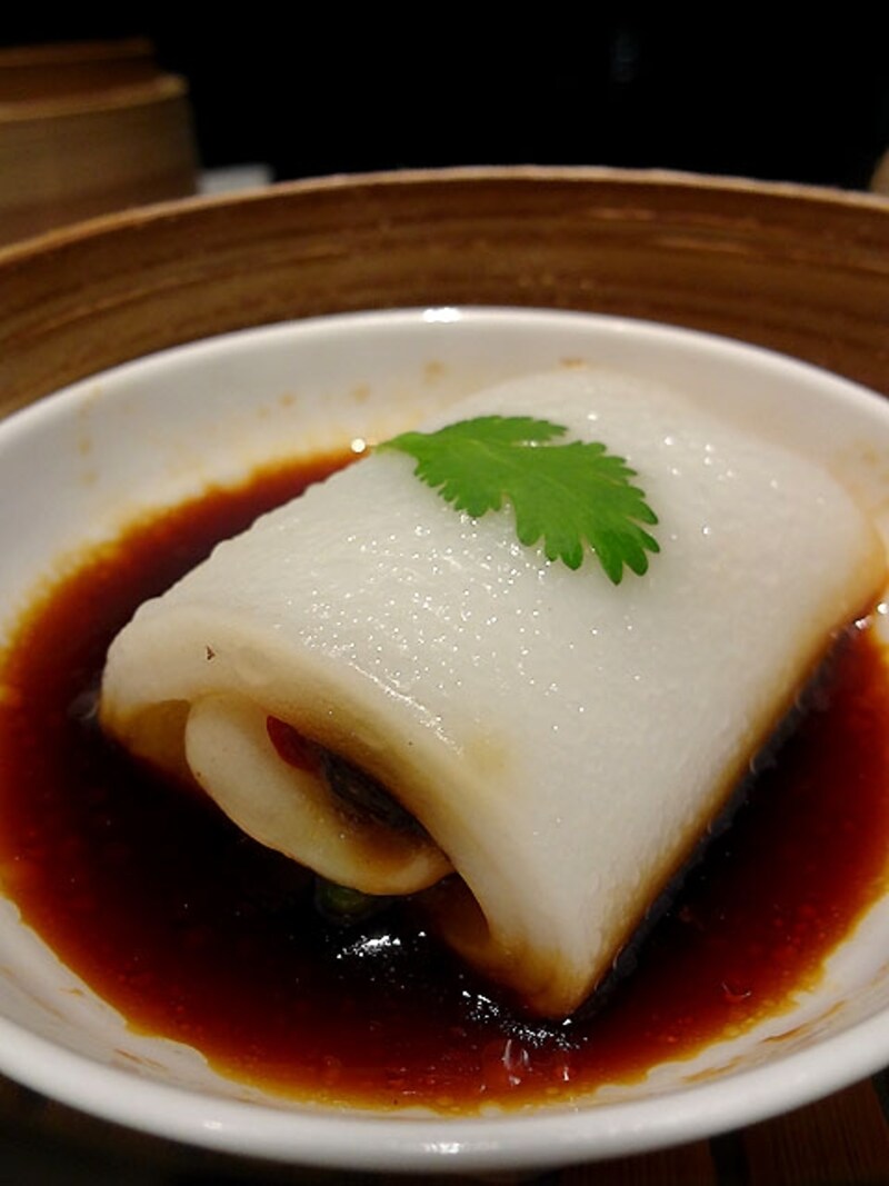 海鮮の香港式クレープ蒸し