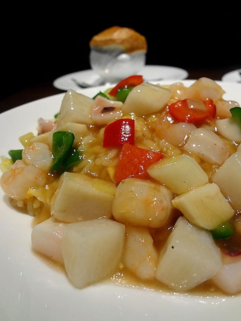 海鮮入りあんかけ炒飯