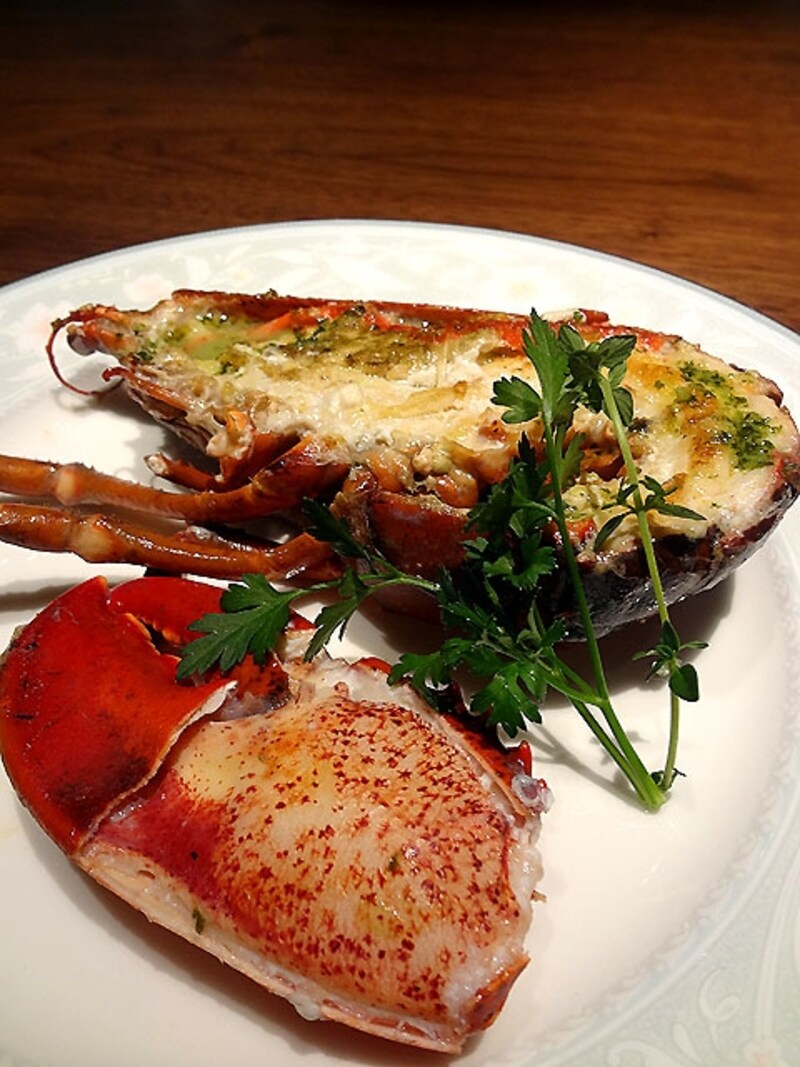 オマール海老の鉄板焼