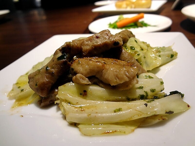 白モツの和風イタリアン