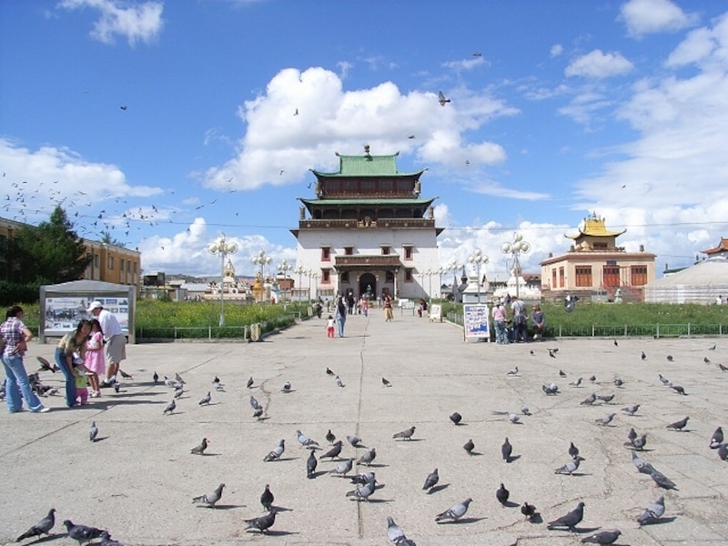 モンゴル仏教の総本山、ガンダン寺