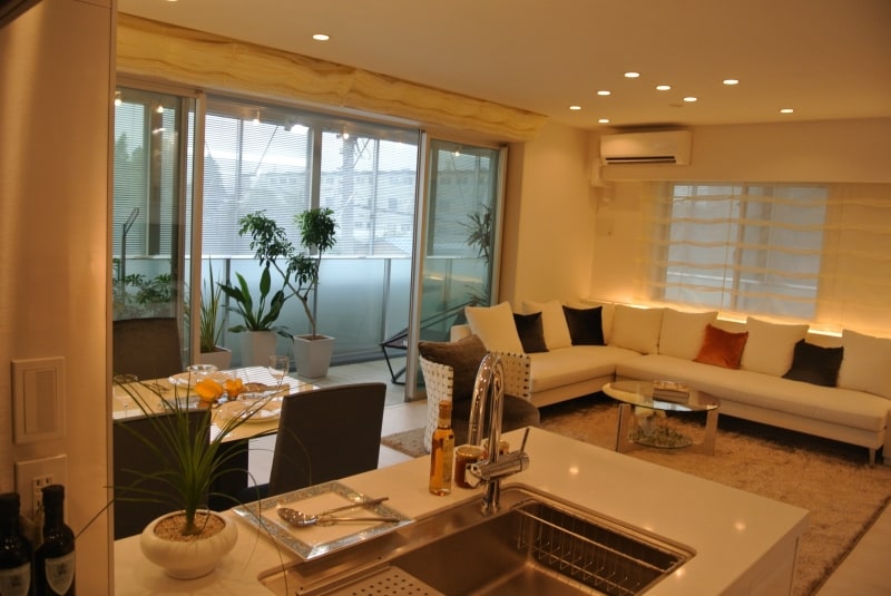 パークホームズLaLa新三郷のモデルルーム（三井デザインテック）