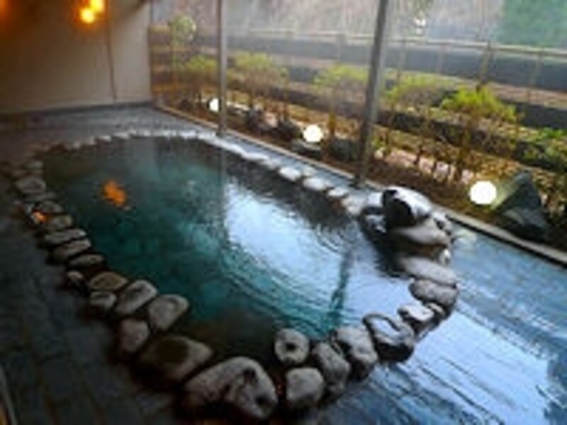 鴬宿温泉長栄館露天風呂