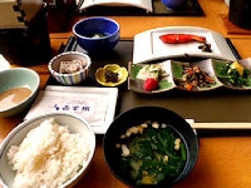 鴬宿温泉長栄館朝食