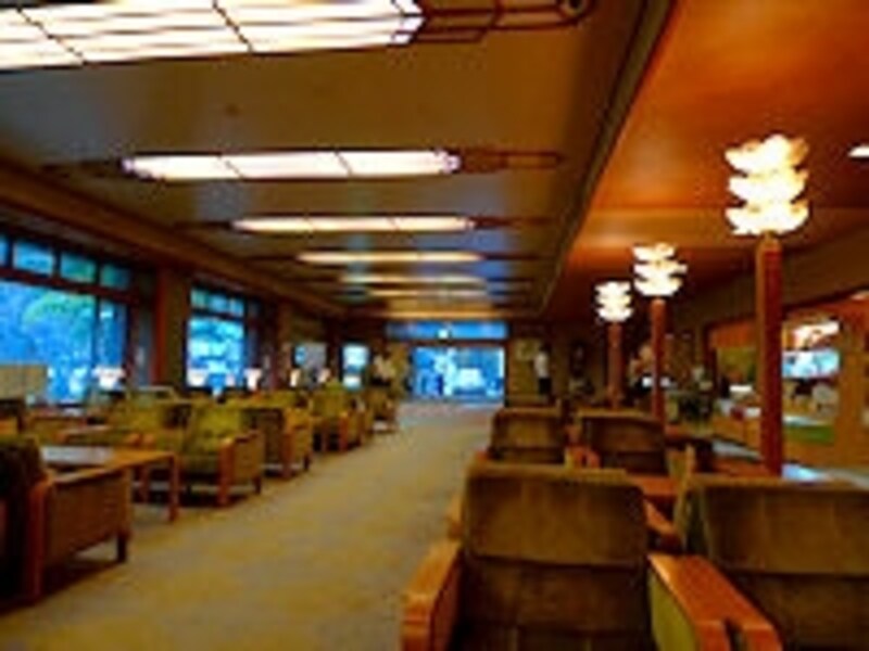 鴬宿温泉長栄館ロビー