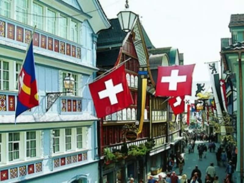 アッペンツェルのメインストリート