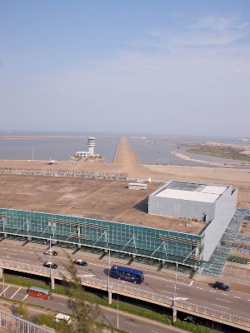 タイパ島北東に位置するマカオ国際空港