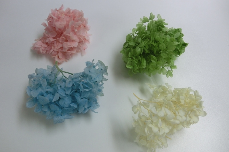 手作りプリザーブドフラワー