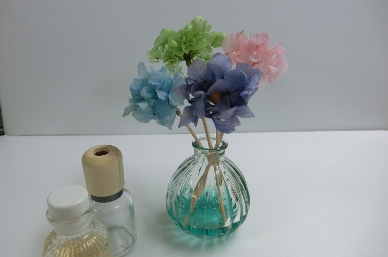 手作りプリザーブドフラワー